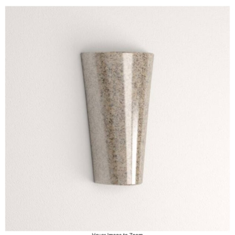 It's Exciting Lighting Vivid Series Granite Style LED Wireless Wall Sconce Pair